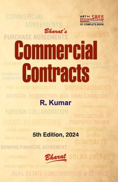 Bharat Commercial Contracts [With FREE Download] By R. Kumar Edition March 2024