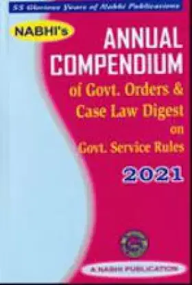 Nabhi’s Annual Compendium of Govt Orders 2021 – Edition 2022