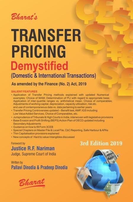 Bharat Transfer Pricing Demystified  (Domestic & International Transactions) By Pallavi Dinodia & Pradeep Dinodia Edition August 2019