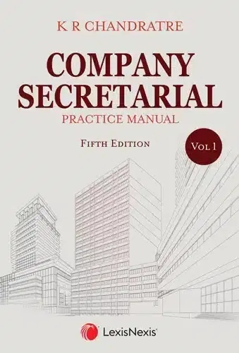 Lexis Nexis Company Secretarial Practice Manual By K R Chandratre Edition 2023