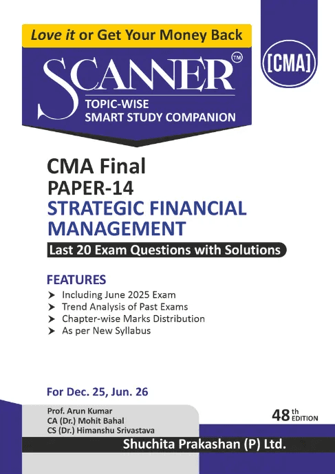 Shuchita Solved Scanner CMA Final Paper 14 Strategic Financial Management Dec 25 Exam