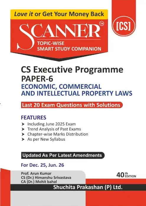 Shuchita Solved Scanner CS Executive Paper 6 ECIPL Dec 25 Exam