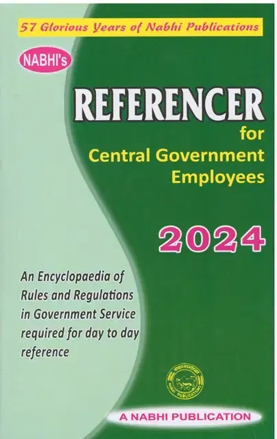 Nabhi Referencer for Central Government Employees By Ajay Kumar Garg Edition 2024