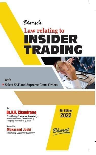 Bharat Law Relating to Insider Trading By K R Chandratre Edition May 2022