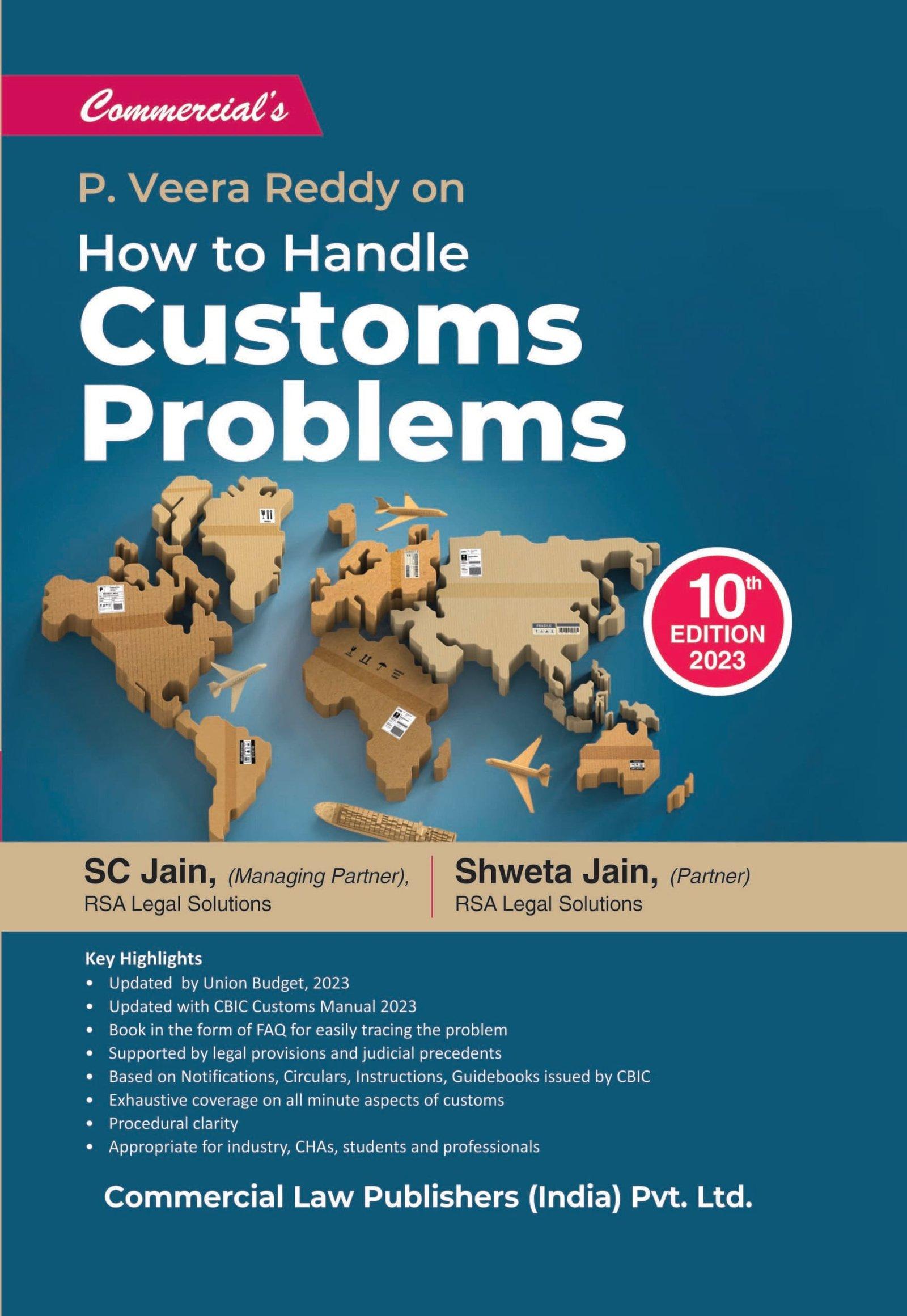 Commercial How to Handle Customs Problems By P. Veera Reddy Edition 2023