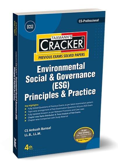 CS Professional Environmental Social Governance (ESG) | Principles & Practice Cracker By Ankush Bansal Dec 25 / June 26 Exam
