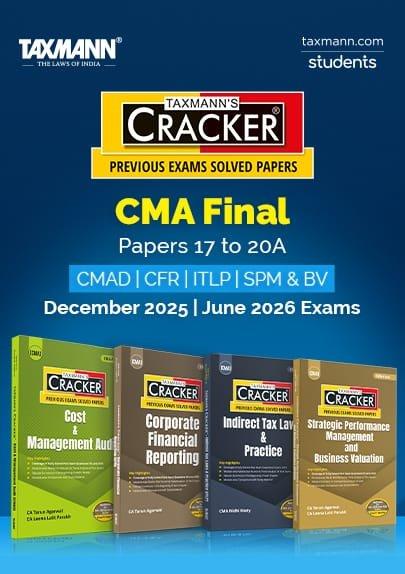 CMA Final Books Group 4th CMAD, CFR, ITLP and SPM & BV For Dec 25 Exam