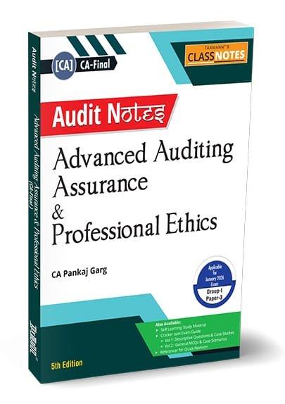 CA Final Audit Class Notes By CA Pankaj Garg 5th Edition Nov 25 For Jan 26 Exam