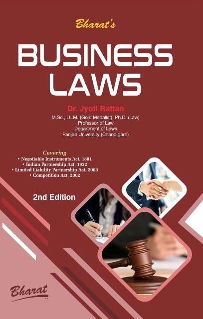 BUSINESS LAWS By Dr. Jyoti Rattan 2nd Edition 2022