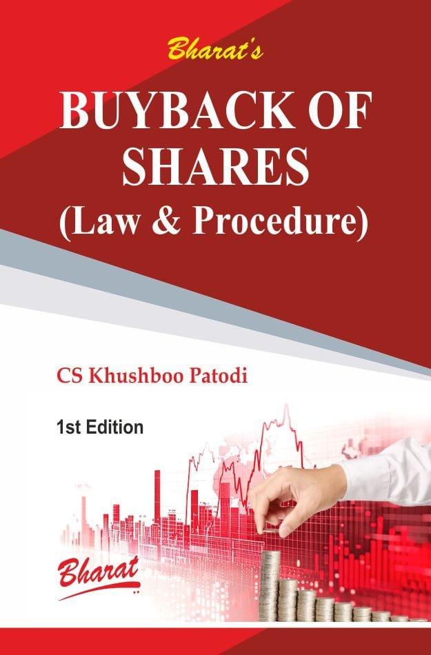 Bharat Buy-Back of Shares (Law & Procedure) By CS Khushboo Patodi Edition 2025