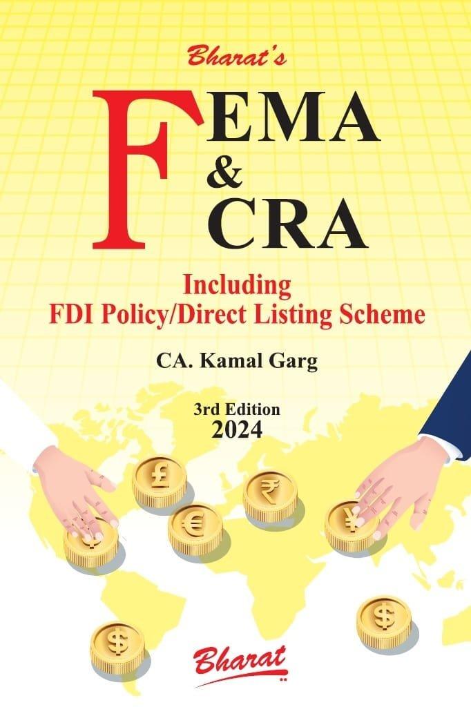 Bharat FEMA & FCRA including FDI Policy By CA Kamal Garg Edition March 2024
