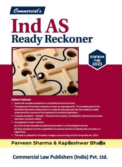 Commercial Ind As Ready Reckoner By Parveen Sharma & Kapileshwar Bhalla Edition 2023