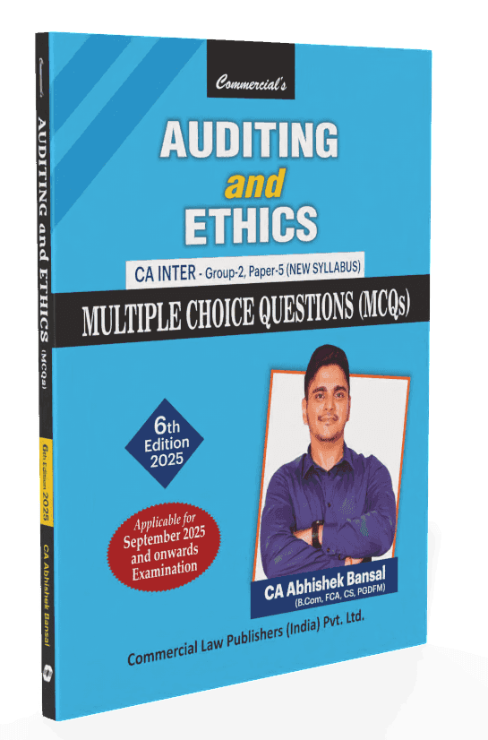 CA Inter Audit MCQ Book By CA Abhishek Bansal Jan 26 Exam