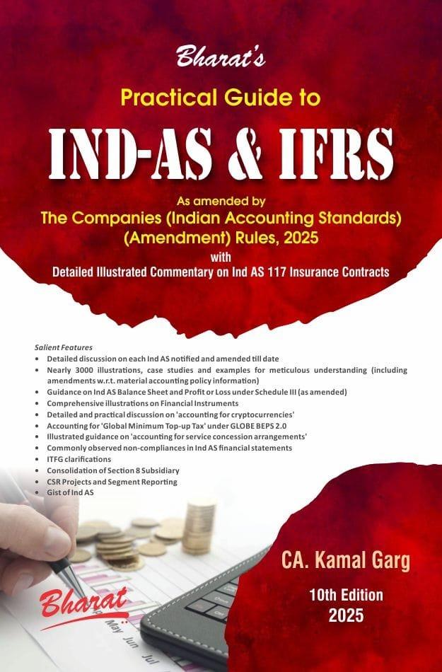 Bharat Practical Guide to Ind-AS & IFRS By Kamal Garg Edition June 2025