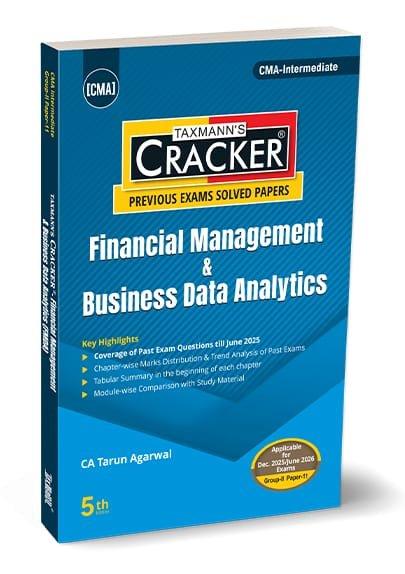 CMA Inter Cracker Financial Management & Business Data Analytics (2022 Syllabus) By Tarun Agarwal Dec 25 / Jan 26 Exam