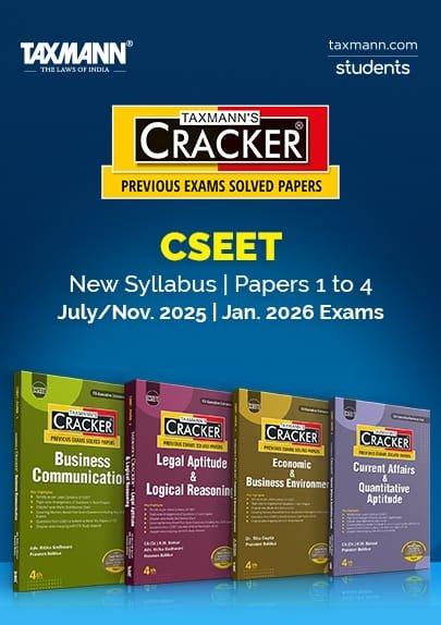 CSEET Combo Papers 1 to 4 Cracker By Ritika Godhwani July / Nov 25 & Jan 26 Exam